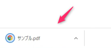 Chrome_ファイルダウンロード例